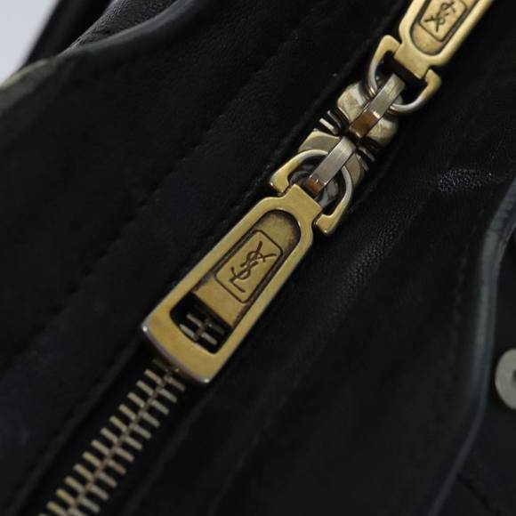 SAINT LAURENT Chic Mini Hand Bag Leather Black 297957 Auth yk12668 - Picture 10 of 16